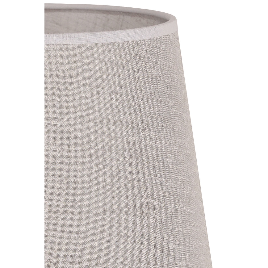 Duolla - Abajur para candeeiro de mesa CLASSIC M E27 diâmetro 24 cm bege