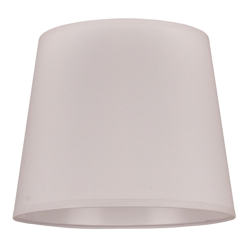 Duolla - Abajur para candeeiro de mesa CLASSIC M E27 diâmetro 24 cm branco