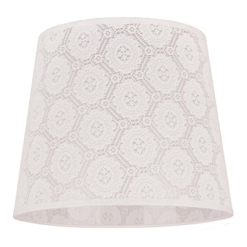 Duolla - Abajur para candeeiro de mesa CLASSIC M E27 diâmetro 24 cm branco
