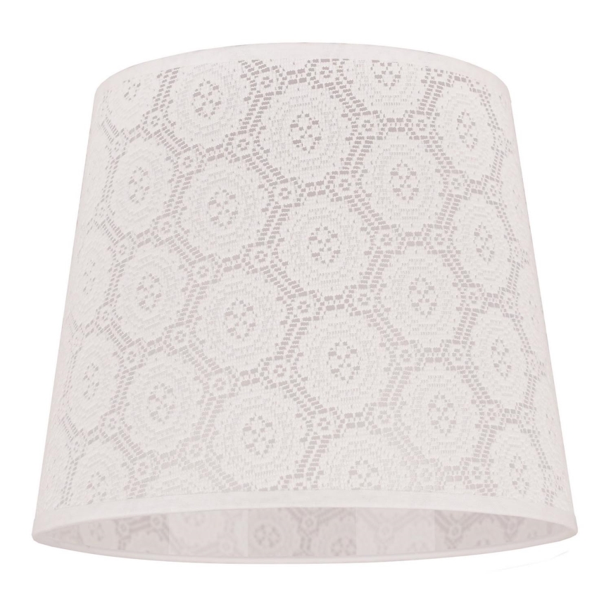 Duolla - Abajur para candeeiro de mesa CLASSIC M E27 diâmetro 24 cm branco