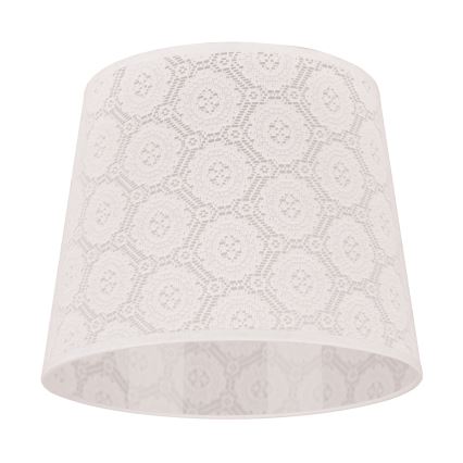 Duolla - Abajur para candeeiro de mesa CLASSIC M E27 diâmetro 24 cm branco