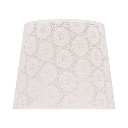 Duolla - Abajur para candeeiro de mesa CLASSIC M E27 diâmetro 24 cm branco