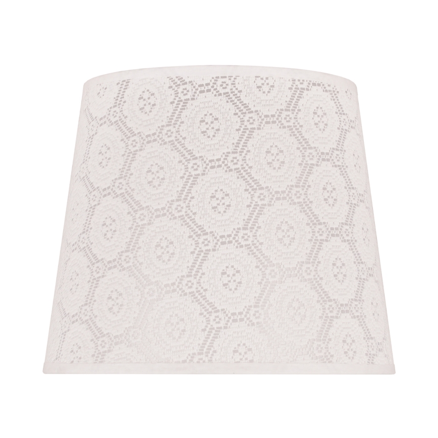Duolla - Abajur para candeeiro de mesa CLASSIC M E27 diâmetro 24 cm branco