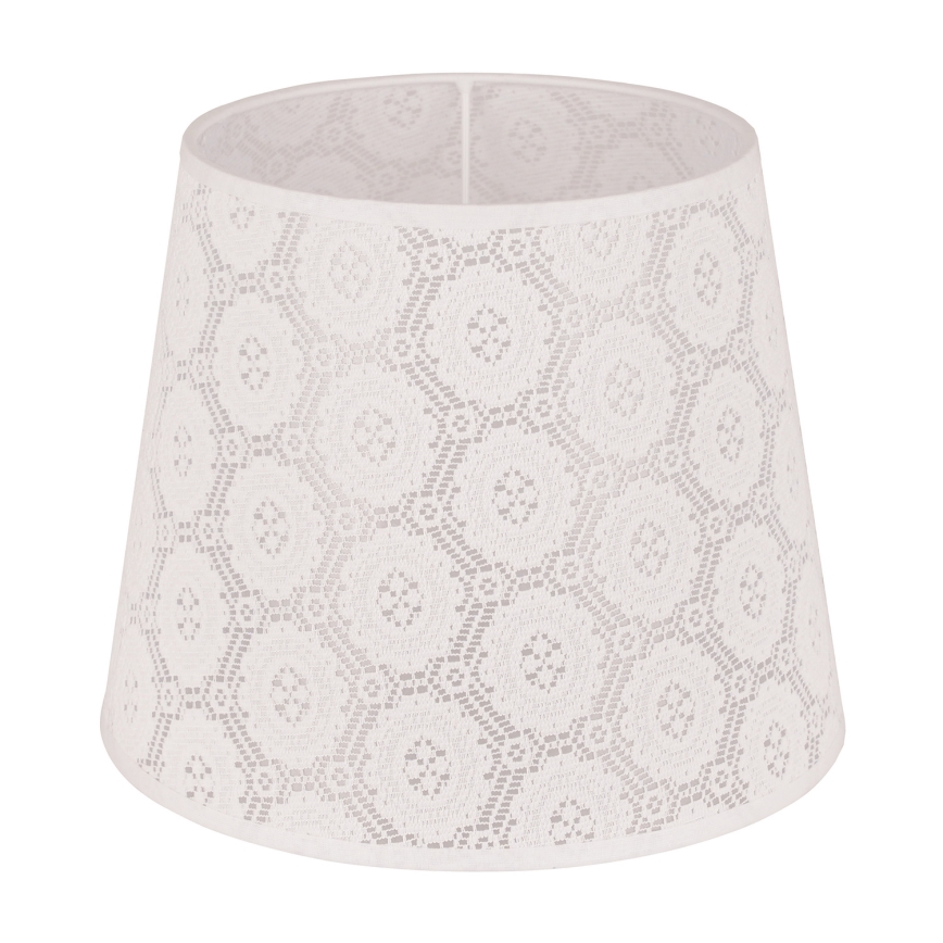 Duolla - Abajur para candeeiro de mesa CLASSIC M E27 diâmetro 24 cm branco
