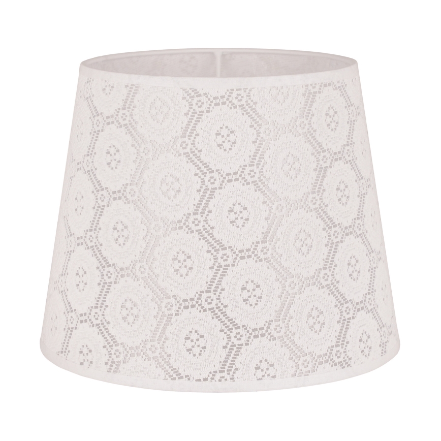 Duolla - Abajur para candeeiro de mesa CLASSIC M E27 diâmetro 24 cm branco