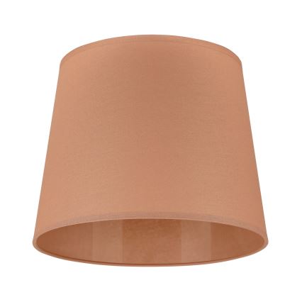 Duolla - Abajur para candeeiro de mesa CLASSIC M E27 diâmetro 24 cm castanho