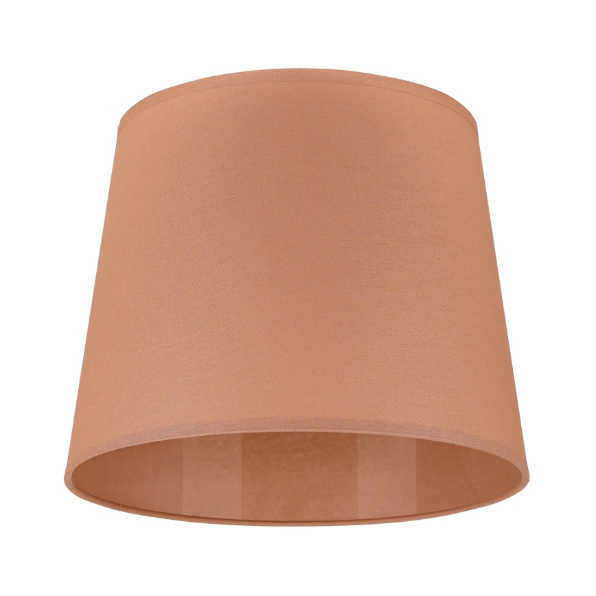 Duolla - Abajur para candeeiro de mesa CLASSIC M E27 diâmetro 24 cm castanho