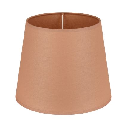 Duolla - Abajur para candeeiro de mesa CLASSIC M E27 diâmetro 24 cm castanho