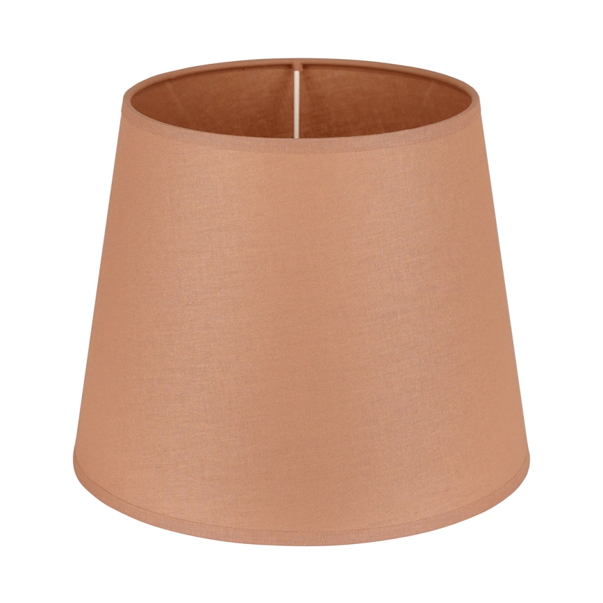 Duolla - Abajur para candeeiro de mesa CLASSIC M E27 diâmetro 24 cm castanho