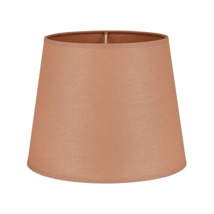 Duolla - Abajur para candeeiro de mesa CLASSIC M E27 diâmetro 24 cm castanho