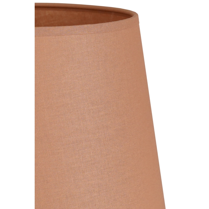 Duolla - Abajur para candeeiro de mesa CLASSIC M E27 diâmetro 24 cm castanho