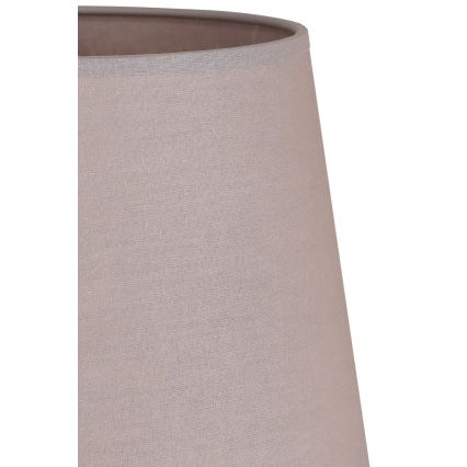 Duolla - Abajur para candeeiro de mesa CLASSIC M E27 diâmetro 24 cm cinzento