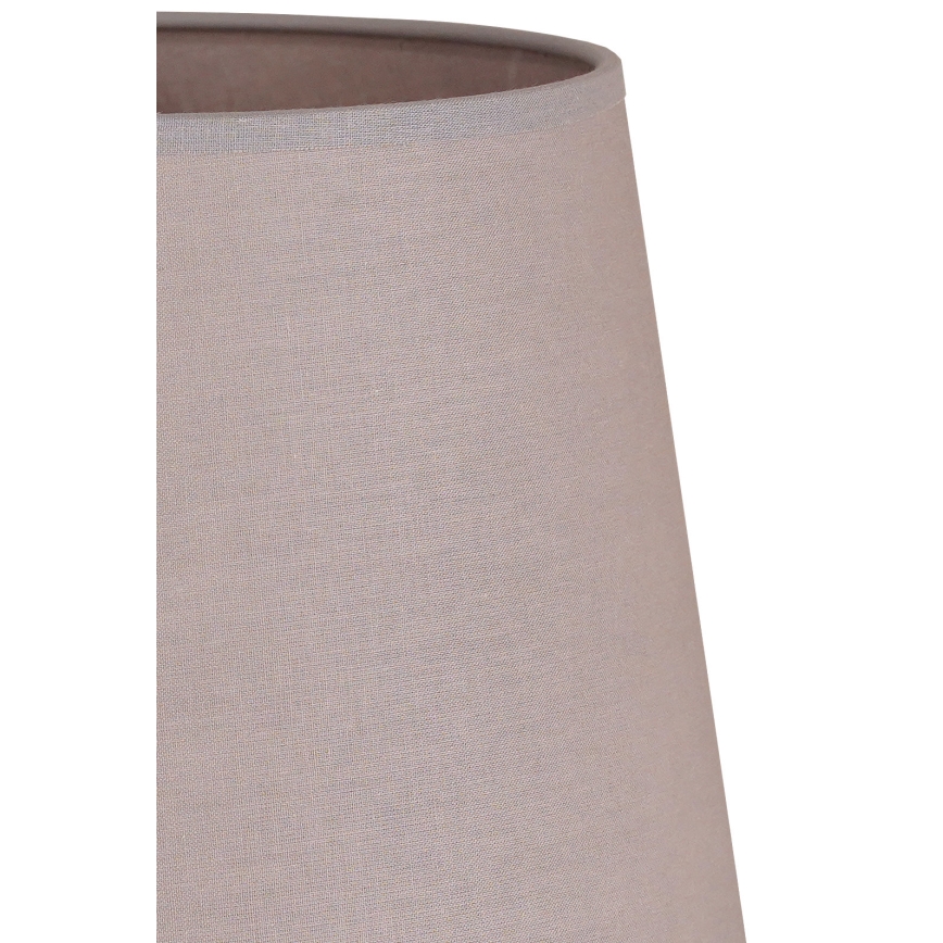 Duolla - Abajur para candeeiro de mesa CLASSIC M E27 diâmetro 24 cm cinzento