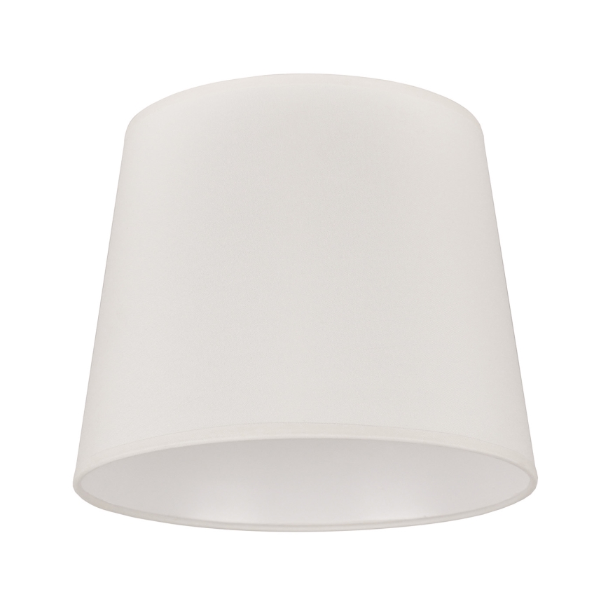 Duolla - Abajur para candeeiro de mesa CLASSIC M E27 diâmetro 24 cm creme