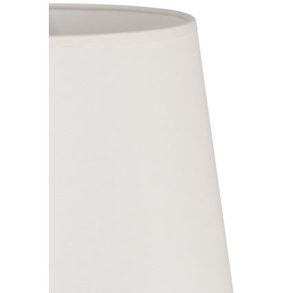 Duolla - Abajur para candeeiro de mesa CLASSIC M E27 diâmetro 24 cm creme
