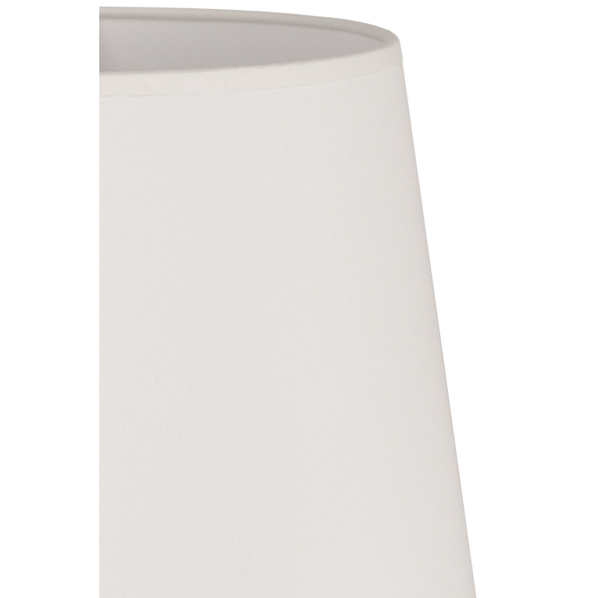 Duolla - Abajur para candeeiro de mesa CLASSIC M E27 diâmetro 24 cm creme