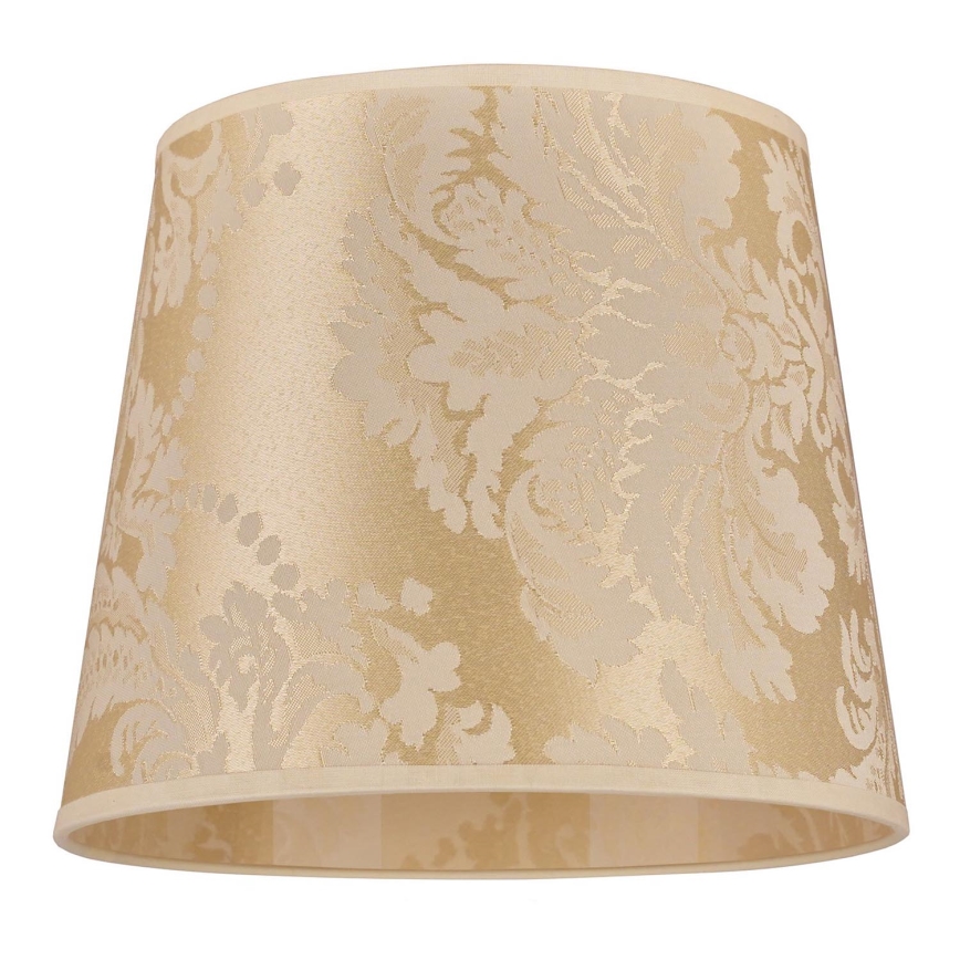 Duolla - Abajur para candeeiro de mesa CLASSIC M E27 diâmetro 24 cm dourado