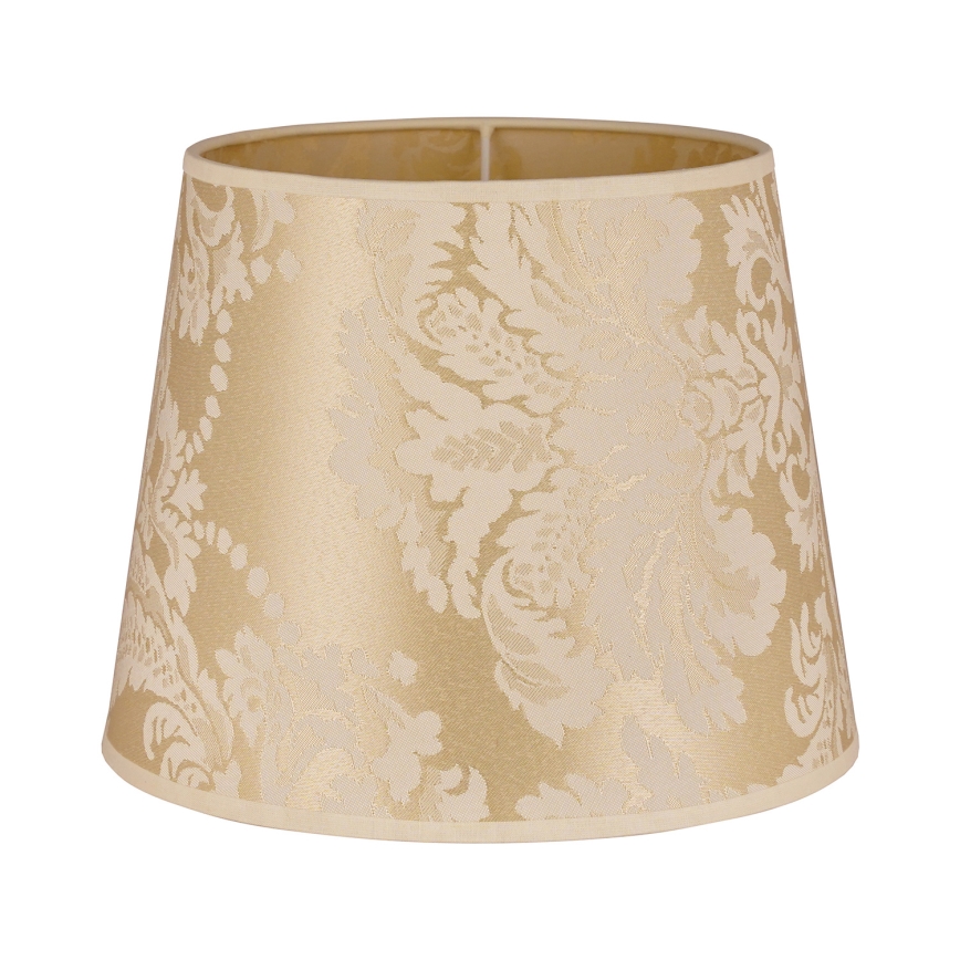 Duolla - Abajur para candeeiro de mesa CLASSIC M E27 diâmetro 24 cm dourado