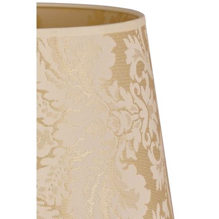 Duolla - Abajur para candeeiro de mesa CLASSIC M E27 diâmetro 24 cm dourado