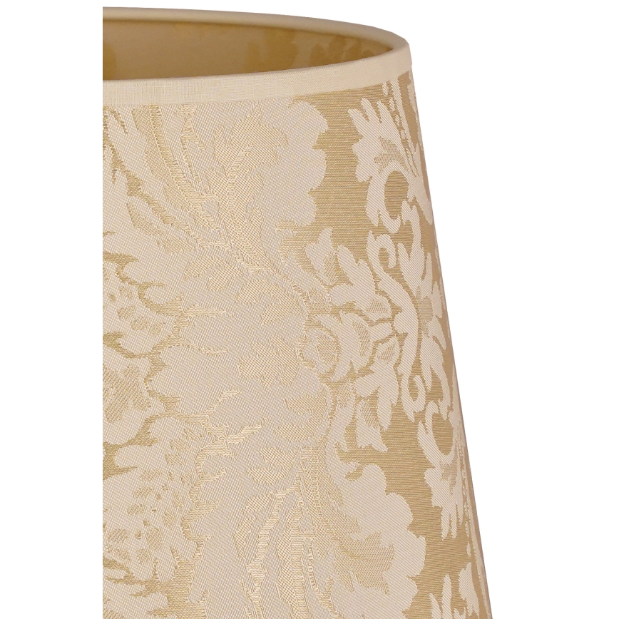 Duolla - Abajur para candeeiro de mesa CLASSIC M E27 diâmetro 24 cm dourado