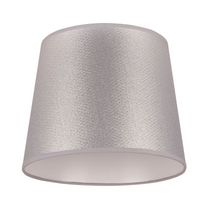 Duolla - Abajur para candeeiro de mesa CLASSIC M E27 diâmetro 24 cm prateado