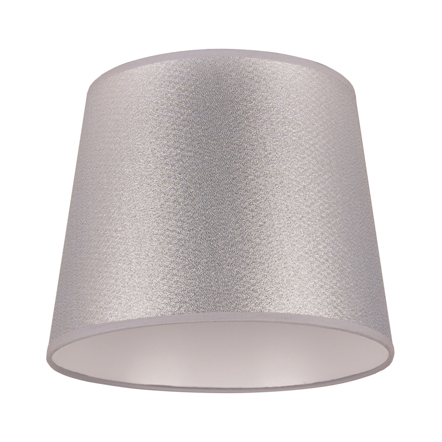 Duolla - Abajur para candeeiro de mesa CLASSIC M E27 diâmetro 24 cm prateado