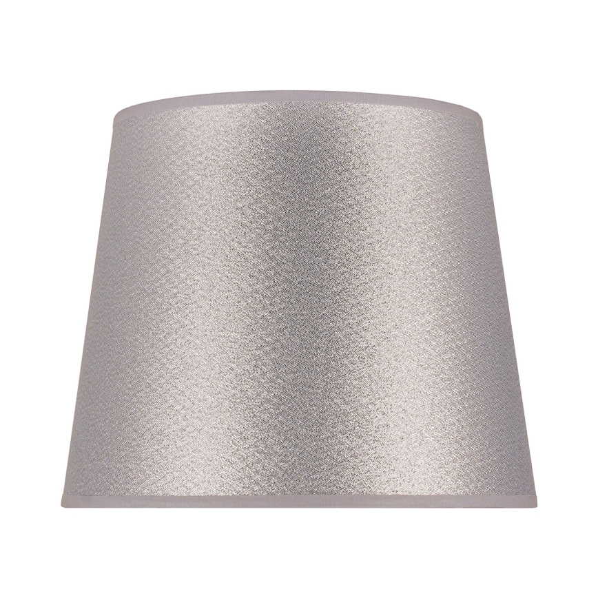 Duolla - Abajur para candeeiro de mesa CLASSIC M E27 diâmetro 24 cm prateado