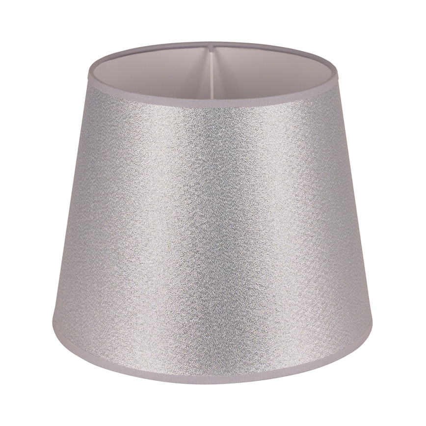Duolla - Abajur para candeeiro de mesa CLASSIC M E27 diâmetro 24 cm prateado