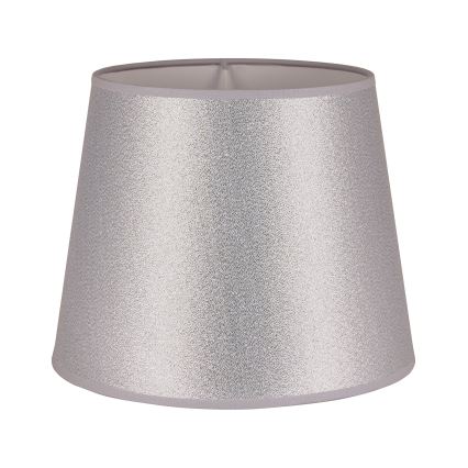 Duolla - Abajur para candeeiro de mesa CLASSIC M E27 diâmetro 24 cm prateado
