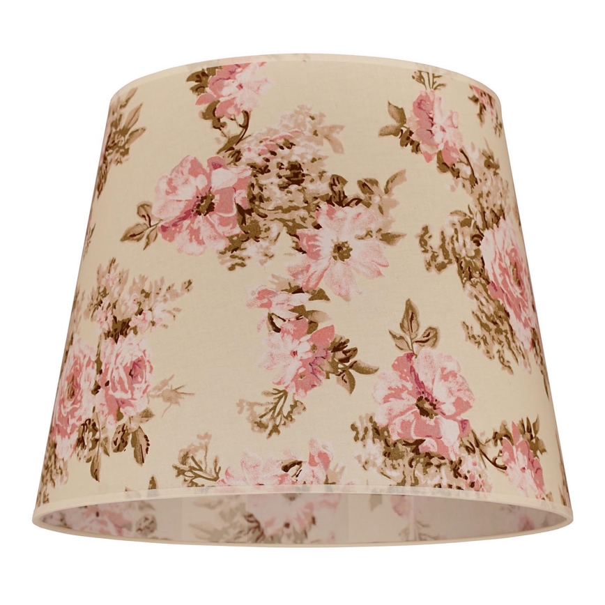 Duolla - Abajur para candeeiro de mesa CLASSIC M E27 diâmetro 24 cm rosa