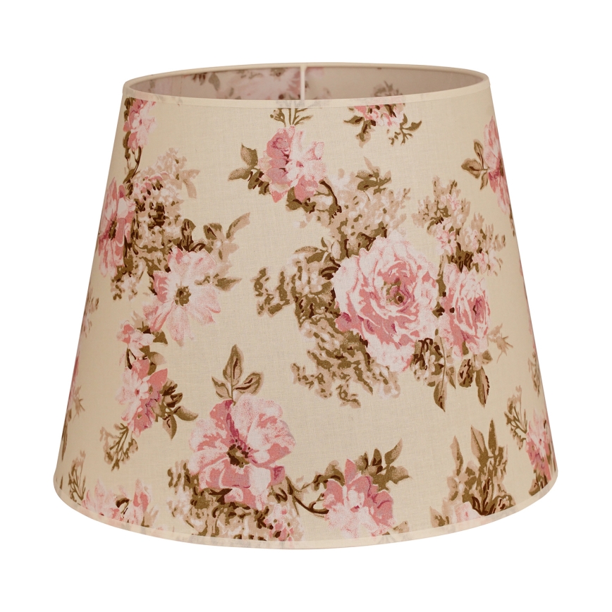 Duolla - Abajur para candeeiro de mesa CLASSIC M E27 diâmetro 24 cm rosa