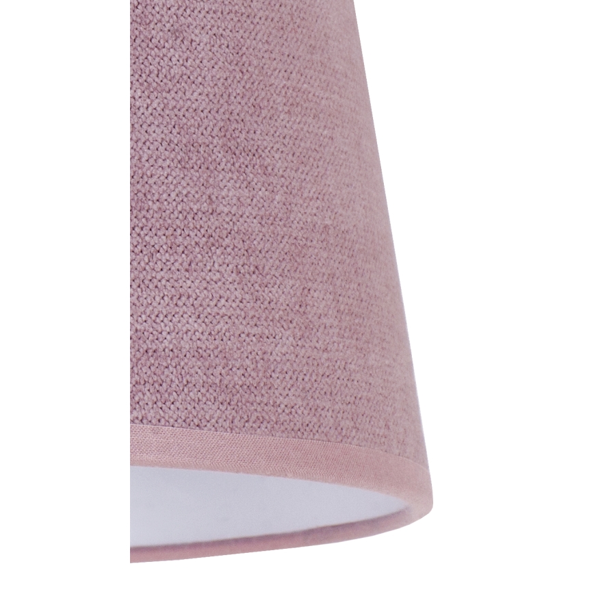 Duolla - Abajur para candeeiro de mesa CLASSIC M E27 diâmetro 24 cm rosa