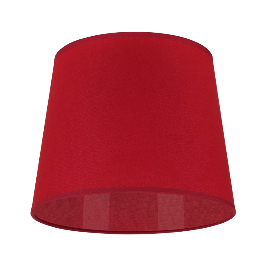 Duolla - Abajur para candeeiro de mesa CLASSIC M E27 diâmetro 24 cm vermelho