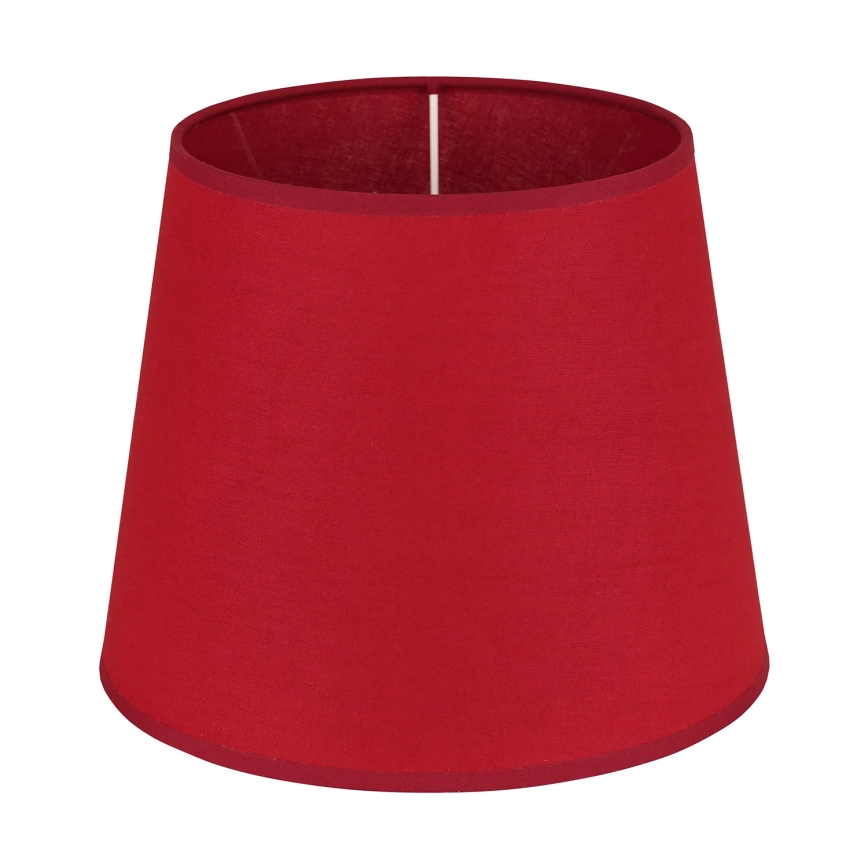 Duolla - Abajur para candeeiro de mesa CLASSIC M E27 diâmetro 24 cm vermelho
