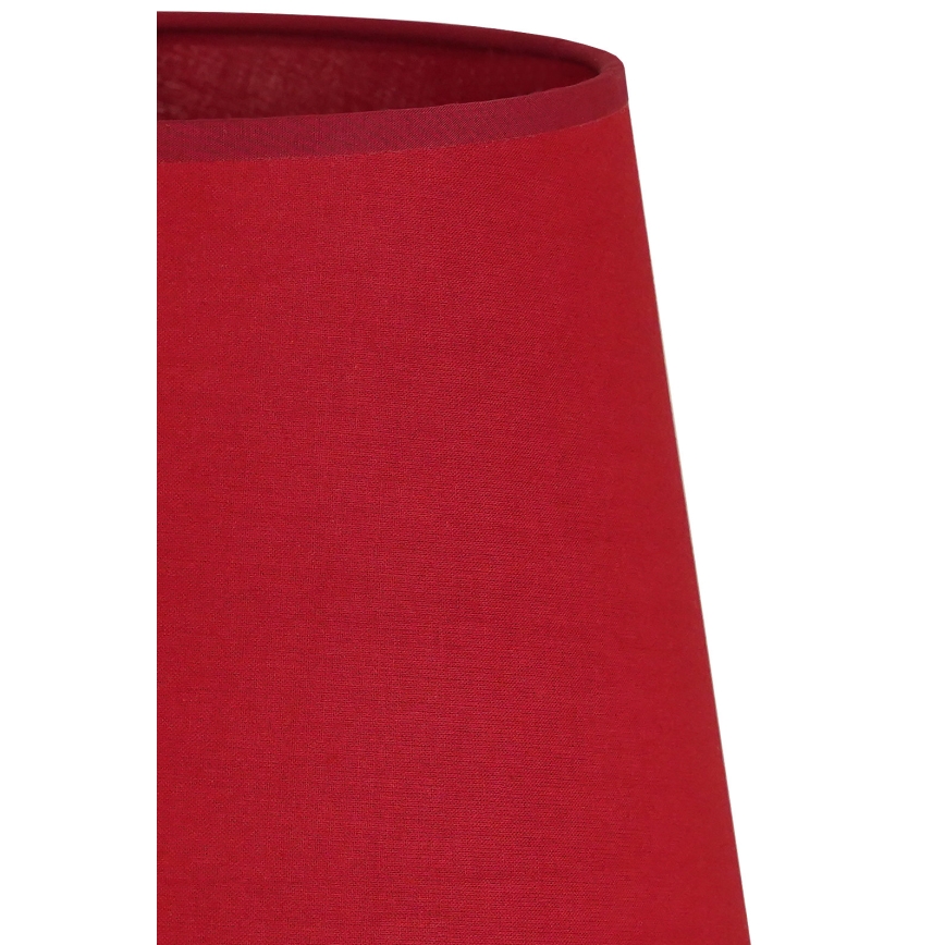 Duolla - Abajur para candeeiro de mesa CLASSIC M E27 diâmetro 24 cm vermelho