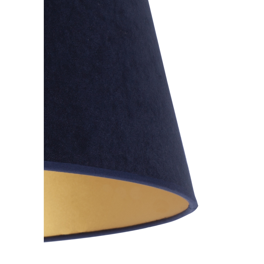 Duolla - Abajur para candeeiro de mesa CONE M E27 diâmetro 28 cm azul