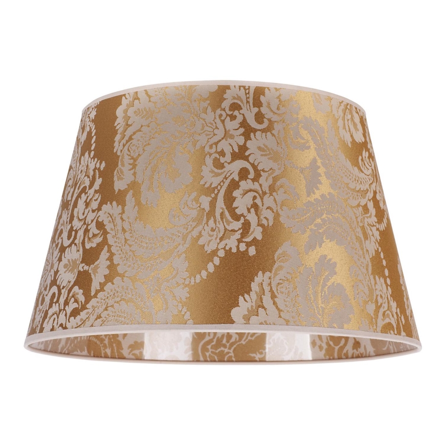 Duolla - Abajur para candeeiro de mesa CONE M E27 diâmetro 28 cm dourado