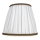 Duolla - Abajur para candeeiro de mesa e de pé E27 diâmetro 18,5 cm branco/castanho