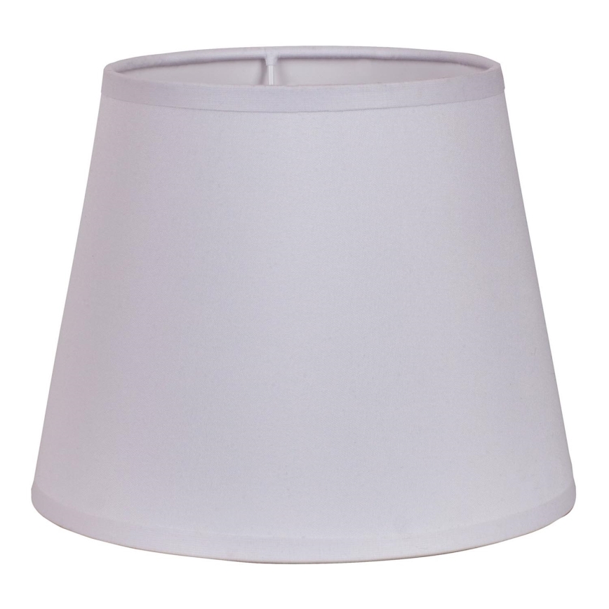 Duolla - Abajur para candeeiro de pé CLASSIC L E27 diâmetro 38 cm branco