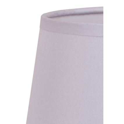 Duolla - Abajur para candeeiro de pé CLASSIC L E27 diâmetro 38 cm branco