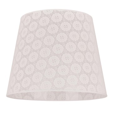 Duolla - Abajur para candeeiro de pé CLASSIC L E27 diâmetro 38 cm branco