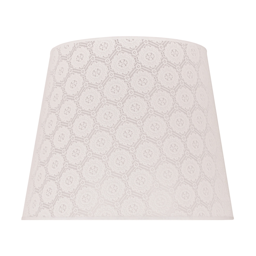 Duolla - Abajur para candeeiro de pé CLASSIC L E27 diâmetro 38 cm branco
