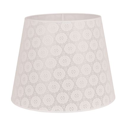 Duolla - Abajur para candeeiro de pé CLASSIC L E27 diâmetro 38 cm branco