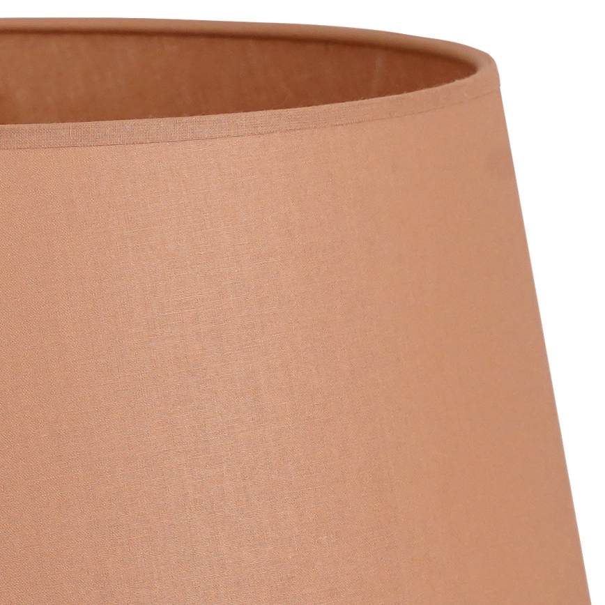 Duolla - Abajur para candeeiro de pé CLASSIC L E27 diâmetro 38 cm castanho