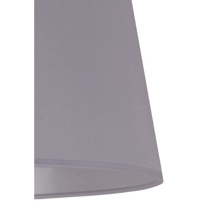 Duolla - Abajur para candeeiro de pé CLASSIC L E27 diâmetro 38 cm cinzento