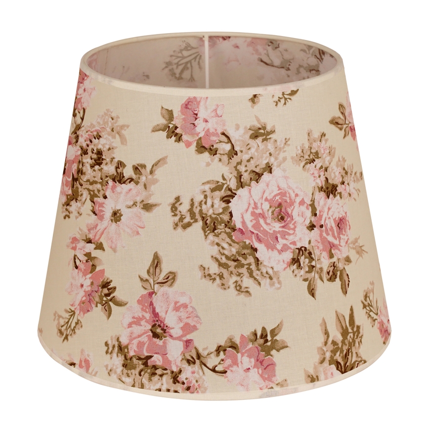 Duolla - Abajur para candeeiro de pé CLASSIC L E27 diâmetro 38 cm rosa