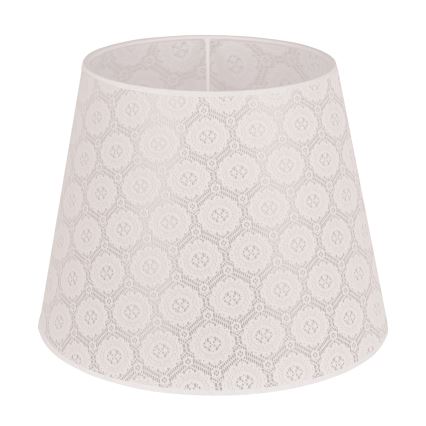 Duolla - Abajur para candeeiro de pé CLASSIC L E27 diâmetro 38 cm branco