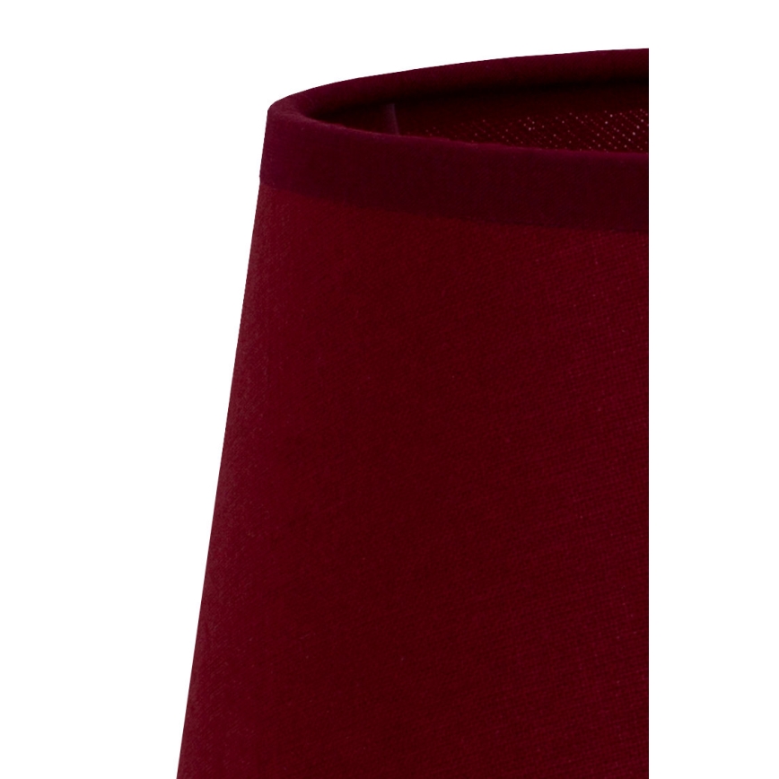 Duolla - Abajur para candeeiro de pé CLASSIC L E27 diâmetro 38 cm vinho