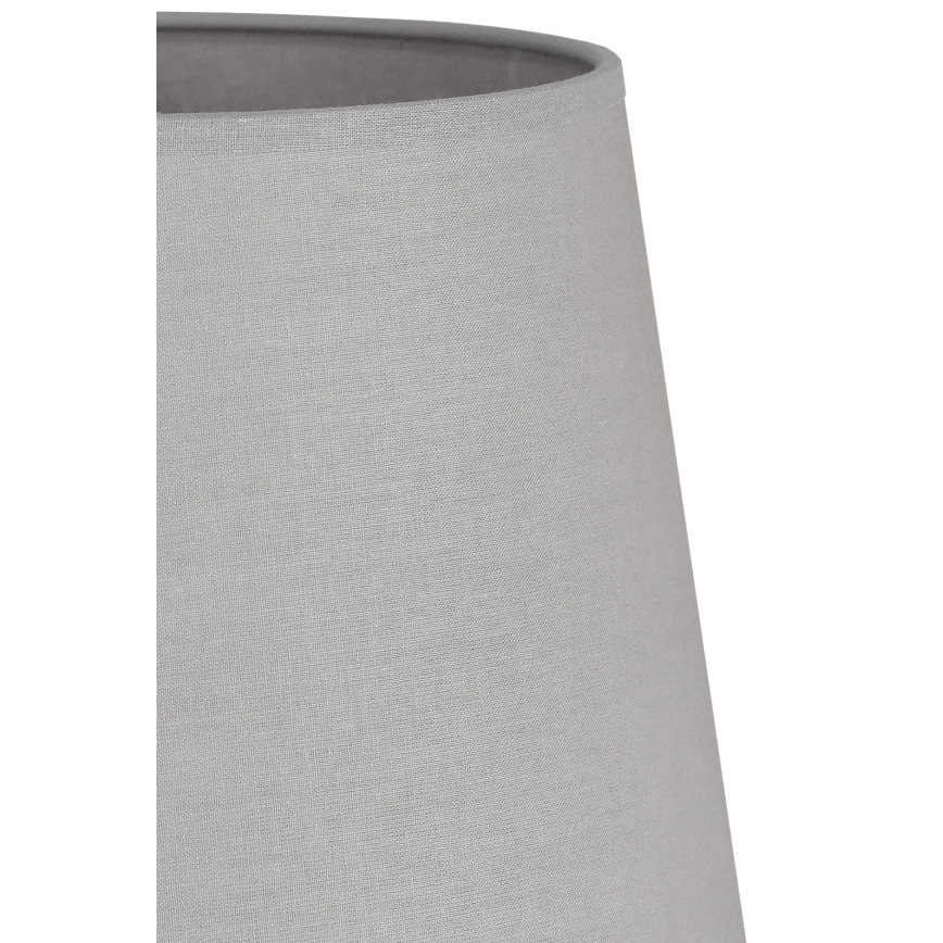 Duolla - Abajur para lâmpada de mesa CLASSIC M E27 diâmetro 24 cm cinza