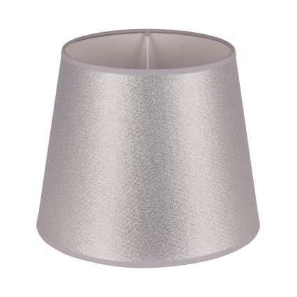 Duolla - Abajur para lâmpada de mesa CLASSIC M E27 diâmetro 24 cm prata